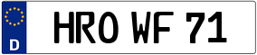 Truck License Plate